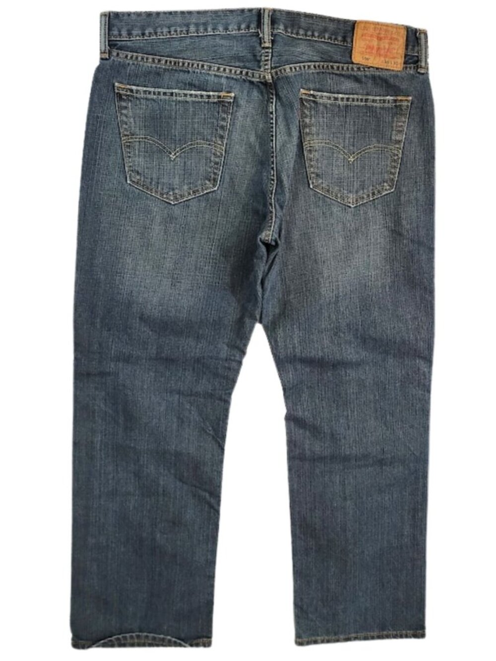 LEVI'S 559 Relaxed Straight Denim Blue Jeans - Men's 36x30